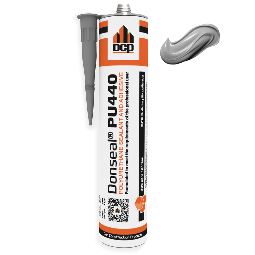 Polyurethane caulk Donseal PU440 Grey - 10.1 ﬂ.oz.